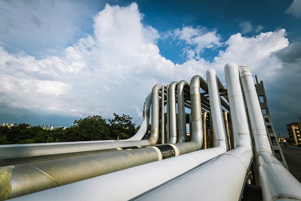 Oil pipeline Dettaglio di un oleodotto